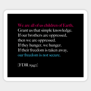 We Are Children of Earth Sticker